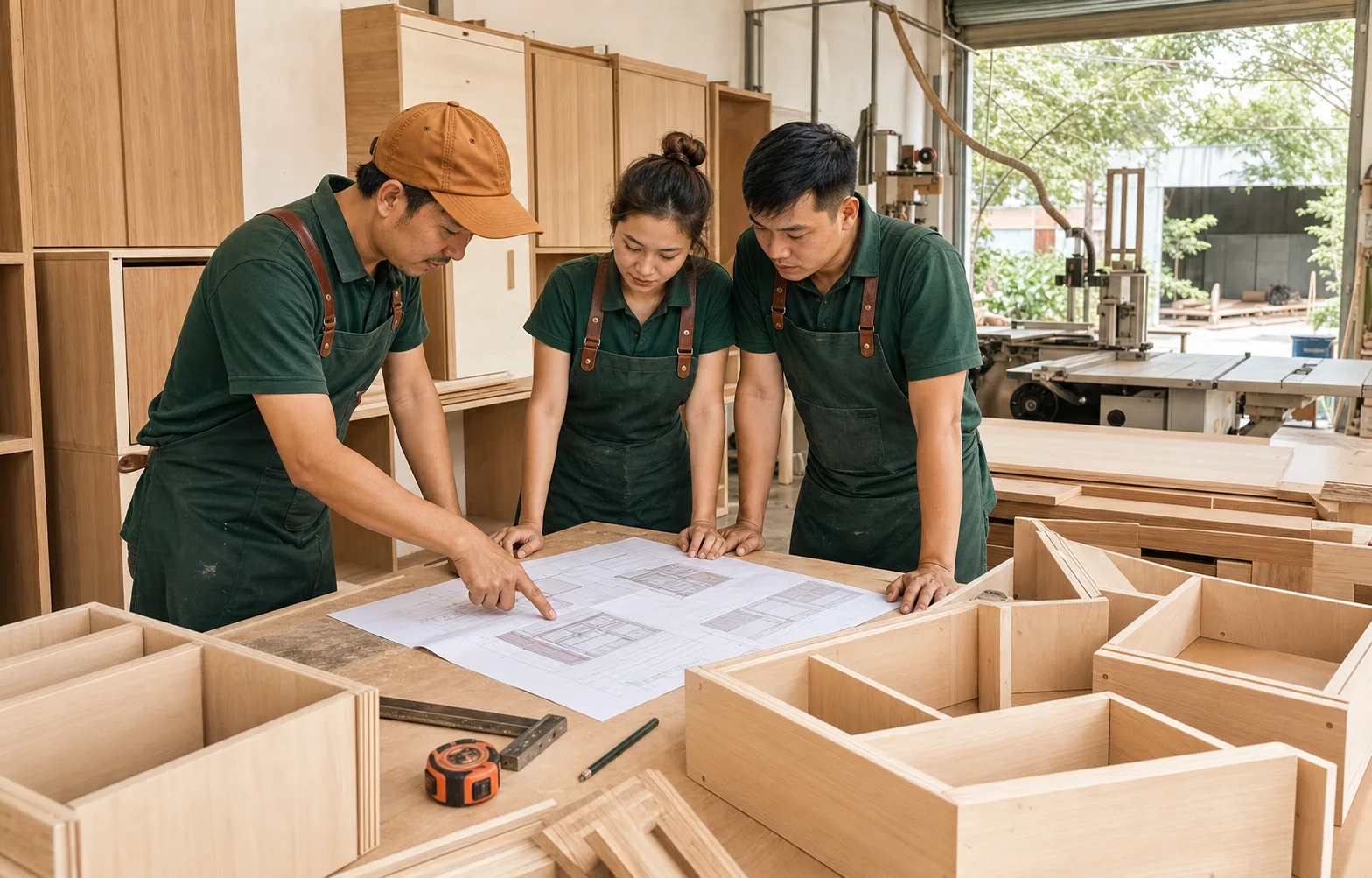 Hình ảnh nhận diện demo Nhịp Xưởng