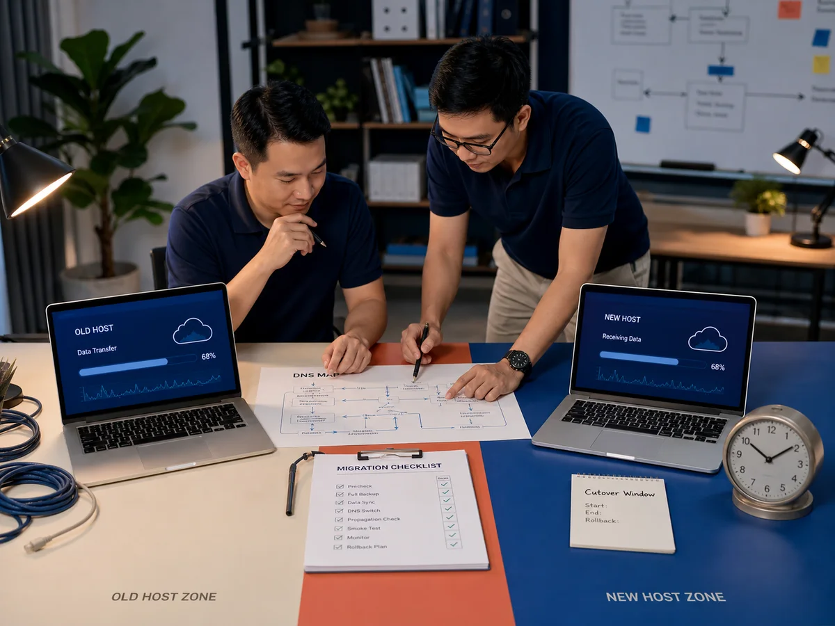 Hình ảnh nhận diện demo SANG NHÀ Web Migration